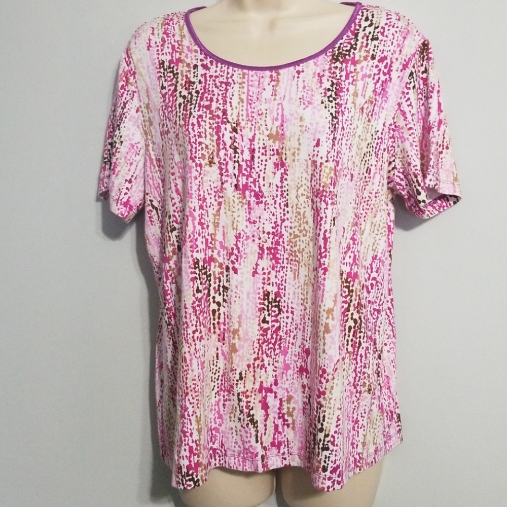 Jm Collection Women's Multi Color Blouse - image 4